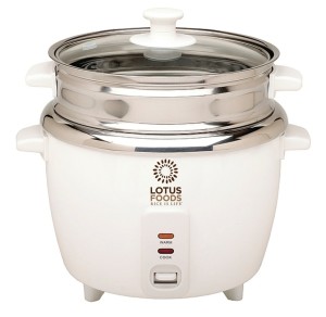 Lotus Foods Stainless Steel Rice Cooker and Steamer