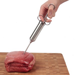 Mr Grill 2 Ounce Stainless Steel Meat / Marinade Injector 